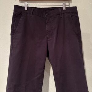 AG Men's The Lux Khaki Tailored Trouser Black 33 R Classic Academia Preppy